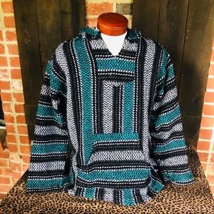 Baja Joe Striped Woven Hoodie